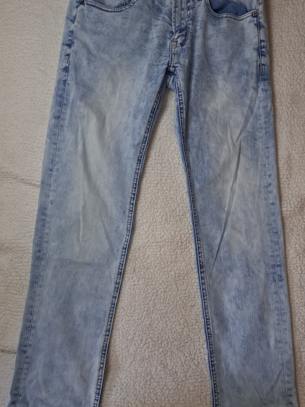American Eagle Outfitters Pale Blue Slim Straight Jeans